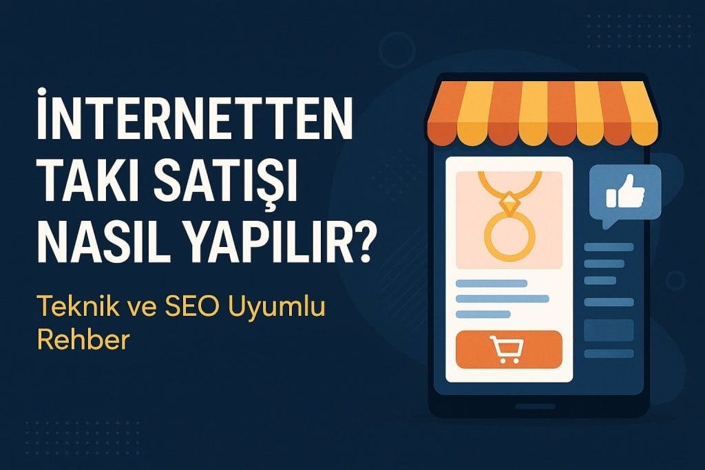 İnternetten Takı Satışı Nasıl Yapılır? Teknik ve SEO Uyumlu Rehber