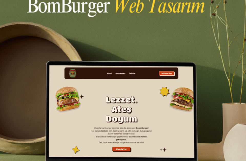 Burger Web Sitesi — Web Tasarım